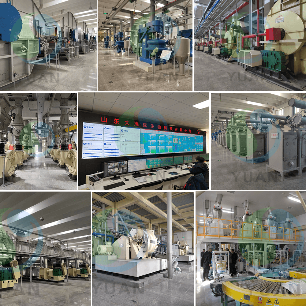 Ligne de production d'amidon de maïs